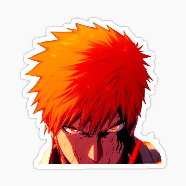 Vista previa del artículo con la obra «Ichigo Kurosaki - Bleach Peeker», diseñado y vendido por Shay Z.