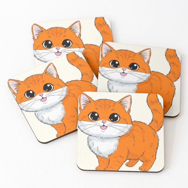 Item preview, Hand-Drawn Orange Cat – Cozy Companion Art with Whiskered Charm designed and sold by Kindfolk.