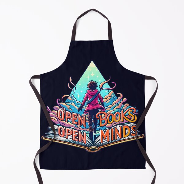 Item preview, Open books open minds, typography designed and sold by maxmaj.