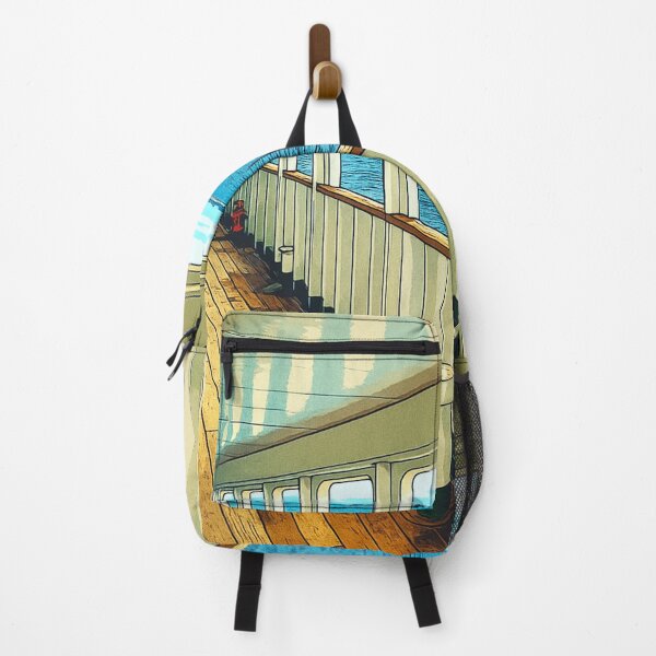 Item preview, Ferry Corridor View | Ocean Journey - Nostalgic Serenity designed and sold by GeEeN.
