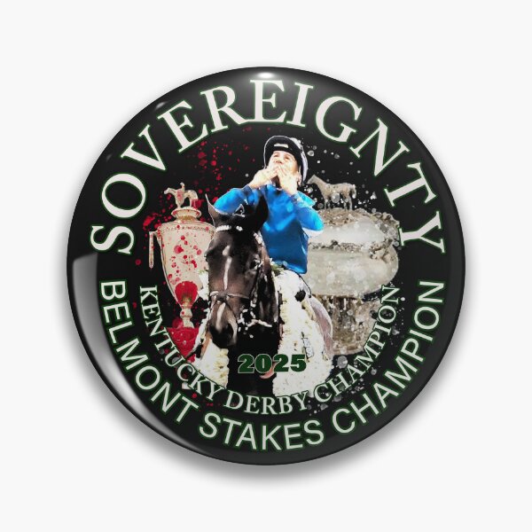 Item preview, Belmont 157 2025 Champion Sovereignty horse racing design designed and sold by Ginny Luttrell.
