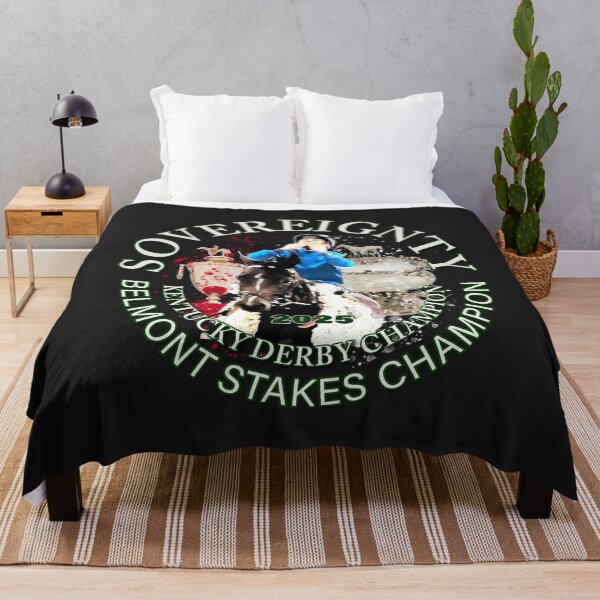 Item preview, Belmont 157 2025 Champion Sovereignty horse racing design designed and sold by Ginny Luttrell.