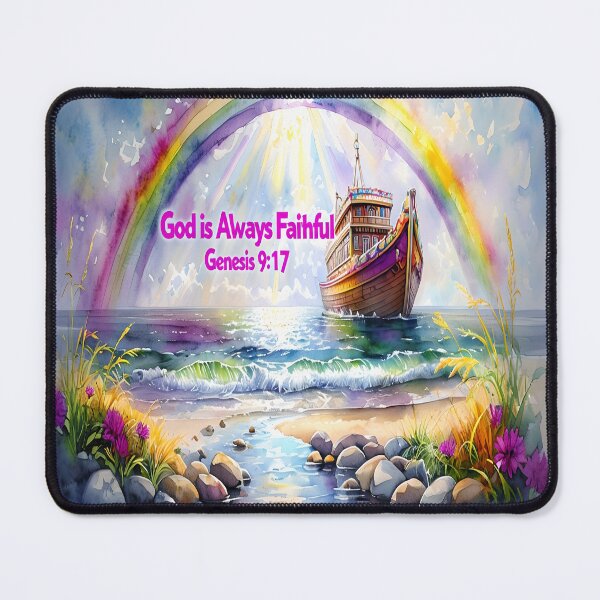 Item preview, God Is Always Faithful - Rainbow Promise Ark designed and sold by ArtisticDesignsbyLinda.