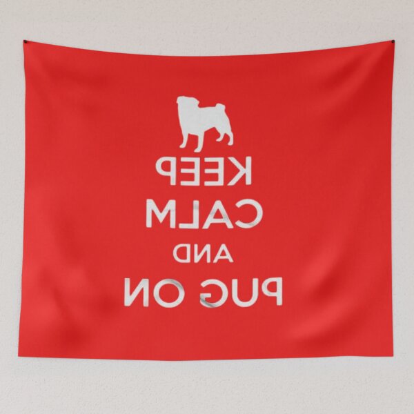 Item preview, KEEP CALM and PUG NO designed and sold by  ViralVisionsCreating .