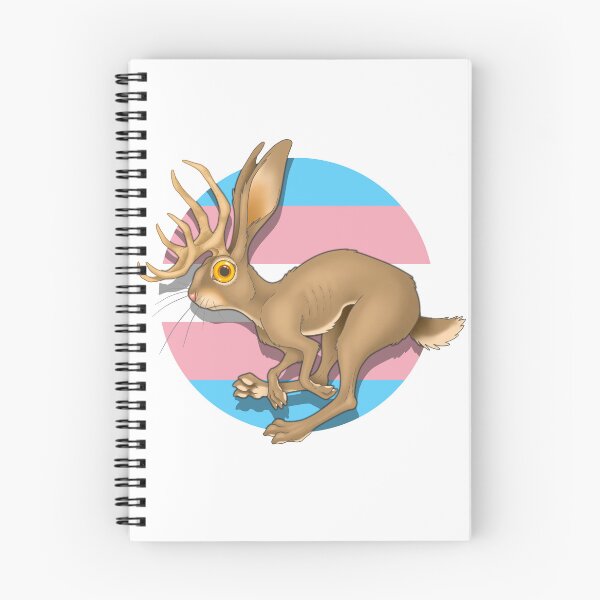 Item preview, Jackalope - Trans Pride Edition designed and sold by Dead Possum Designs.