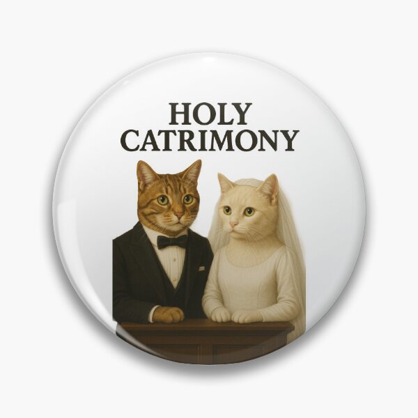 Item preview, Holy Catrimony – Cat Wedding Tux & Gown Couple designed and sold by DesignWerkz.