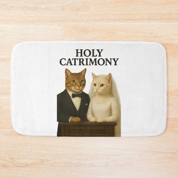 Item preview, Holy Catrimony – Cat Wedding Tux & Gown Couple designed and sold by DesignWerkz.