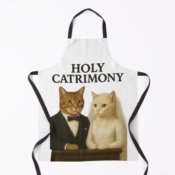 Item preview, Holy Catrimony – Cat Wedding Tux & Gown Couple designed and sold by DesignWerkz.