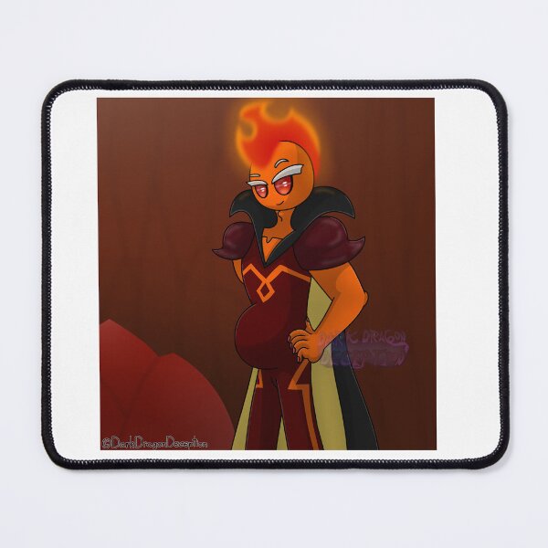 Item preview, Pregnant Fire Spirit Cookie (Cookie Run) designed and sold by DarkDragonDeception - Claudia.