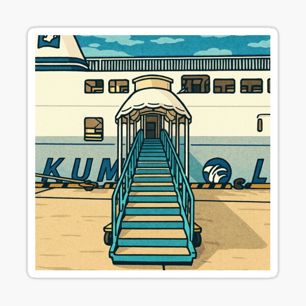 Item preview, Ferry Boarding Gate | Portside View - Beginning of the Journey designed and sold by PhotoGEEEN.