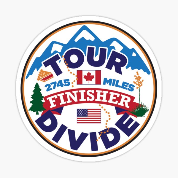 Item preview, Tour Divide Finisher Emblem designed and sold by schillingsworth.