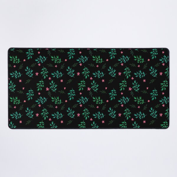 Aperçu de l'œuvre Feuilles vertes avec de petites fleurs roses créée et vendue par ckdelano .
