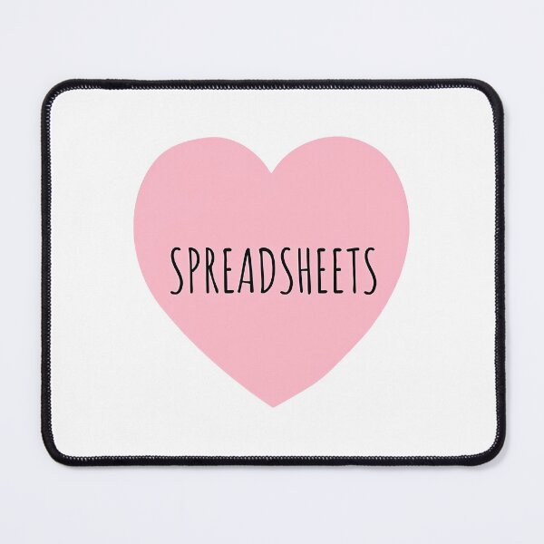 Item preview, I Heart Spreadsheets designed and sold by CharmStudio.