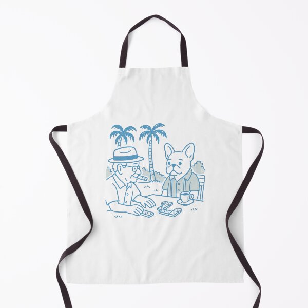 Item preview, Cuban Abuelo & Pug Playing Dominoes - Cubano - Cubana - Cubans - Abuelo - Cuban Grandpa designed and sold by Ausome Behavior.