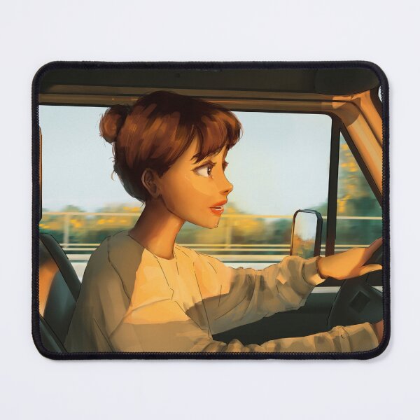 Item preview, Sunset Car Girl designed and sold by Maikalele.