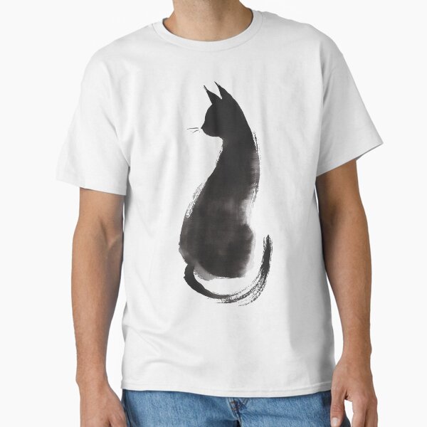 Item preview, Sumi-Style Ink Cat designed and sold by Black Gradient Designs.