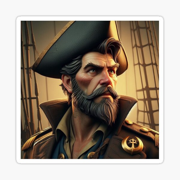 Item preview, pirate captain design designed and sold by hector92creaPP.