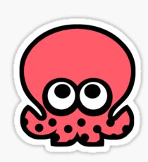 octoling octopus (pink) Sticker