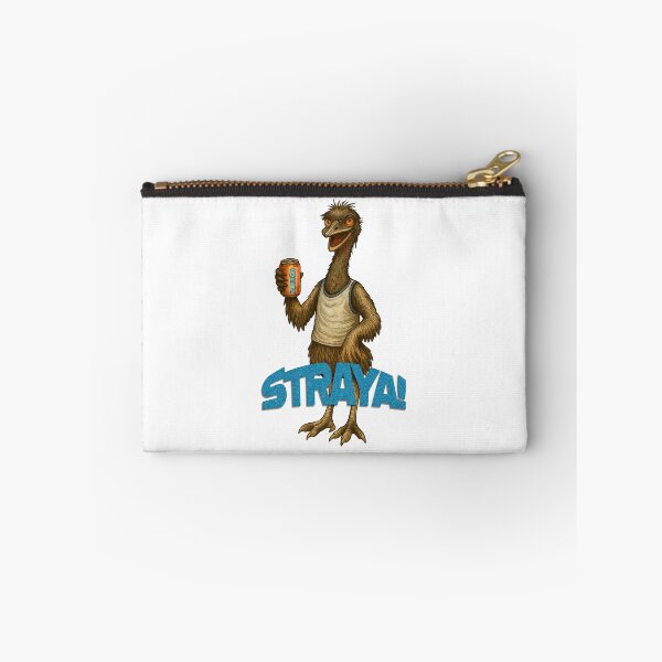 Item preview, Straya Cheers Emu – Aussie Humor Wildlife Cartoon designed and sold by Michael van der Hoorn.