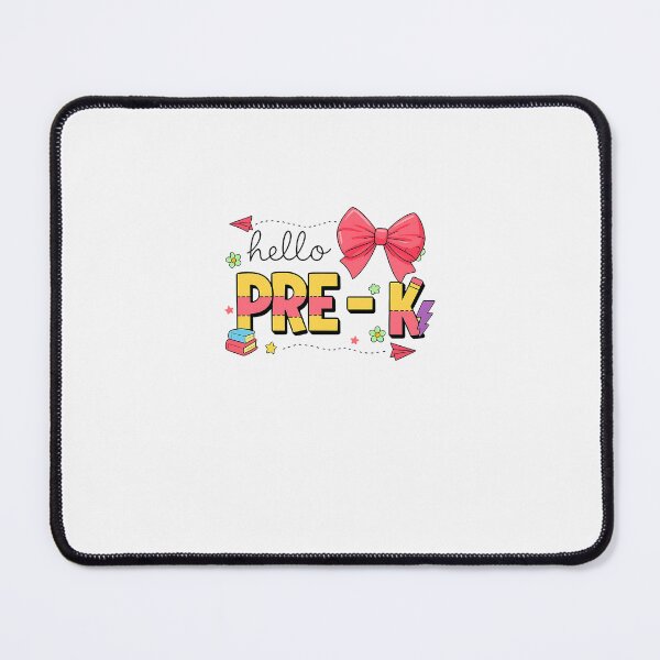 Item preview, Back To School Hello Pre-k Teacher Coquette Pencil Bow designed and sold by facegm.