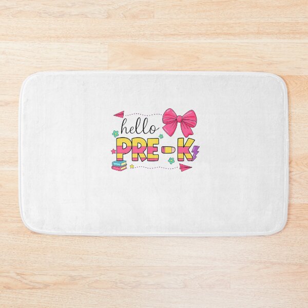 Item preview, Back To School Hello Pre-k Teacher Coquette Pencil Bow designed and sold by facegm.