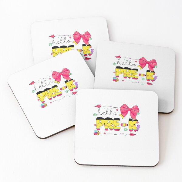 Item preview, Back To School Hello Pre-k Teacher Coquette Pencil Bow  designed and sold by facegm.