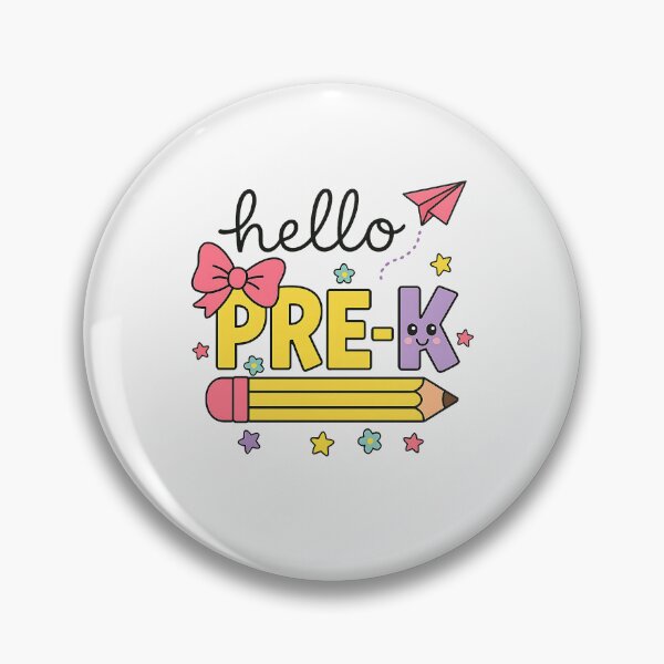 Item preview, Back To School Hello Pre-k Teacher Coquette Pencil Bow designed and sold by facegm.