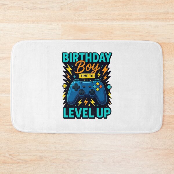 Item preview, Birthday Boy Time to Level Up Video Game Birthday Gamer Boys designed and sold by facegm.