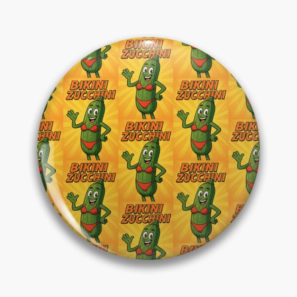 Item preview, Bikini Zucchini – Funny Cartoon Veggie in Swimwear designed and sold by DesignWerkz.