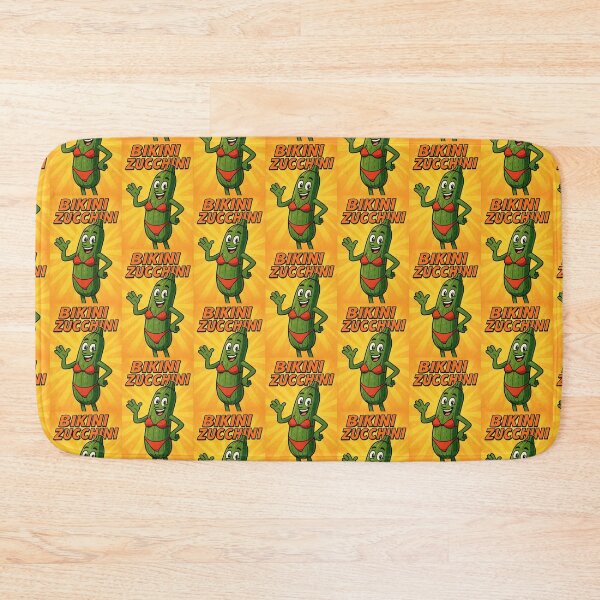 Item preview, Bikini Zucchini – Funny Cartoon Veggie in Swimwear designed and sold by DesignWerkz.