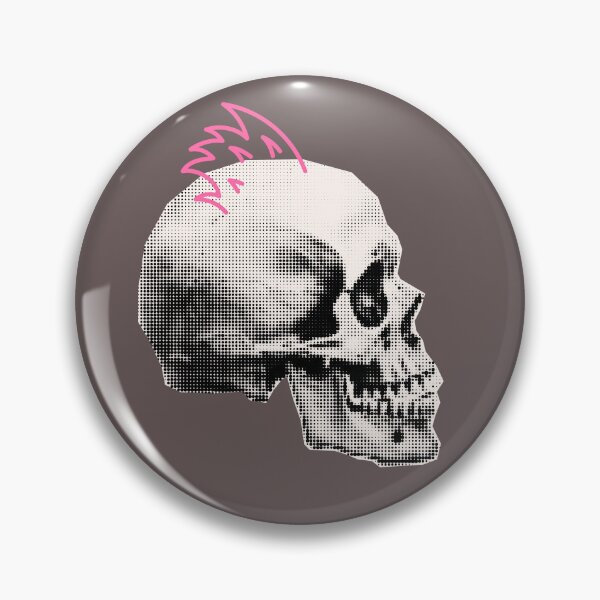 Item preview, cara de esqueleto mohawk designed and sold by FunEyeDesign.