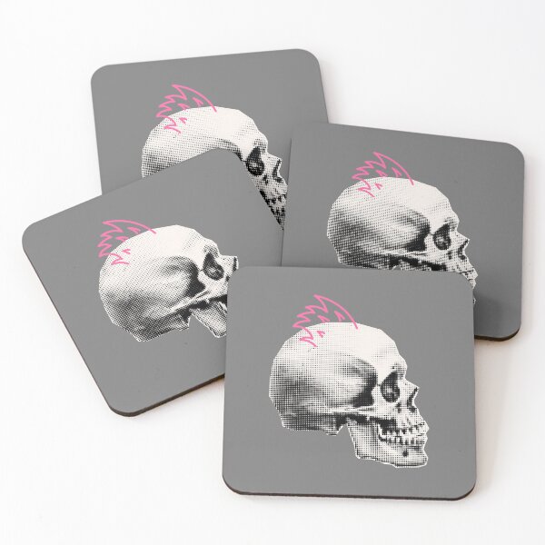 Item preview, mohawk skeleton face designed and sold by FunEyeDesign.