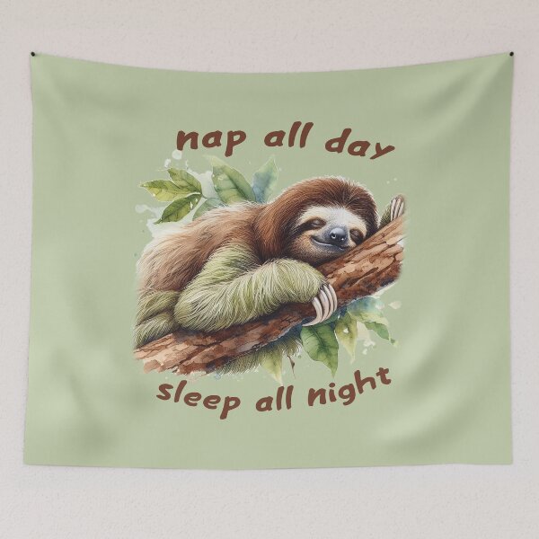 Item preview, Nap all day, sleep all night designed and sold by Scaryzz.