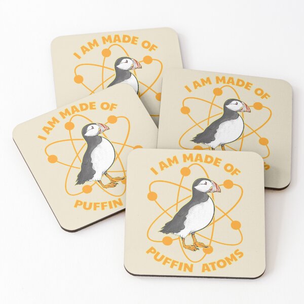 Item preview, I am made of puffin atoms designed and sold by piedaydesigns.