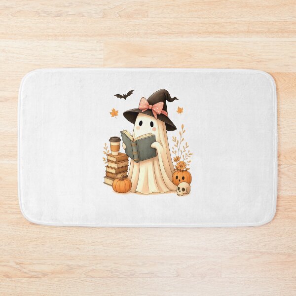 Item preview, Cute Ghost Reading Book Lovers Halloween Ghost Coffee Women designed and sold by facegm.