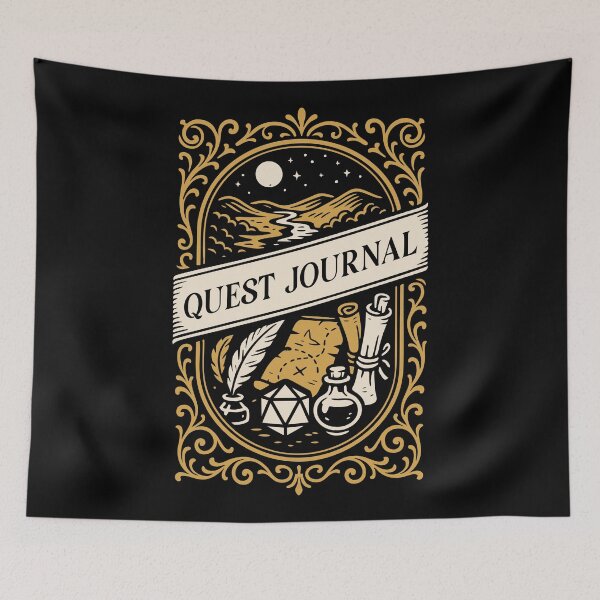Item preview, Quest Journal of the Game Master Tabletop RPG designed and sold by pixeptional.