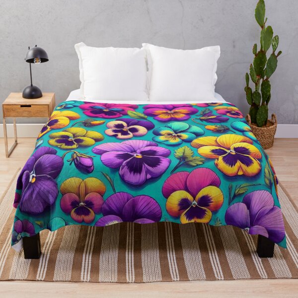 Item preview, Electric Pansy Bloom designed and sold by Oonward2021.
