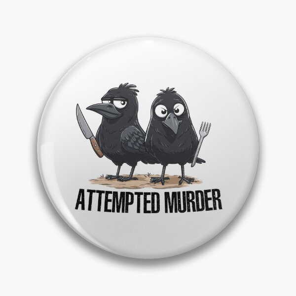 Item preview, Attempted Murder of Crows designed and sold by hamishby.