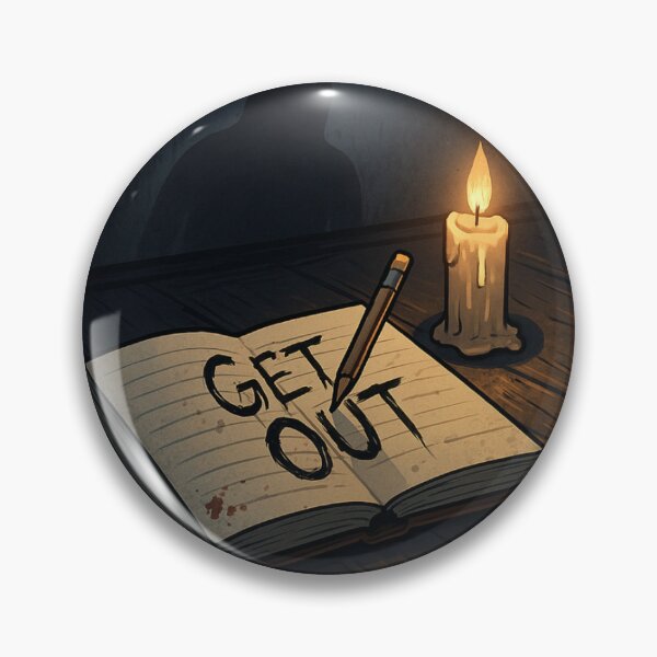 Item preview, Ghost Writes “Get Out” in Journal designed and sold by FandomCA.