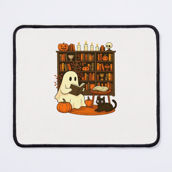 Item preview, Ghost Library Reading Books Halloween Men Women Kids designed and sold by diyoor.