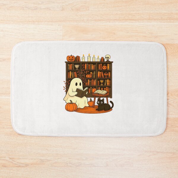 Item preview, Ghost Library Reading Books Halloween Men Women Kids designed and sold by diyoor.
