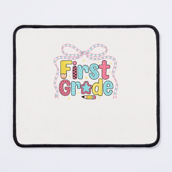 Item preview, Groovy First Grade Coquette Bow Back To School designed and sold by diyoor.