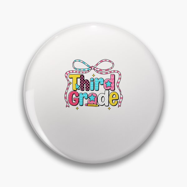 Item preview, Groovy Third Grade Coquette Bow Back To School  designed and sold by diyoor.