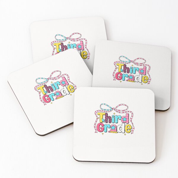Item preview, Groovy Third Grade Coquette Bow Back To School  designed and sold by diyoor.