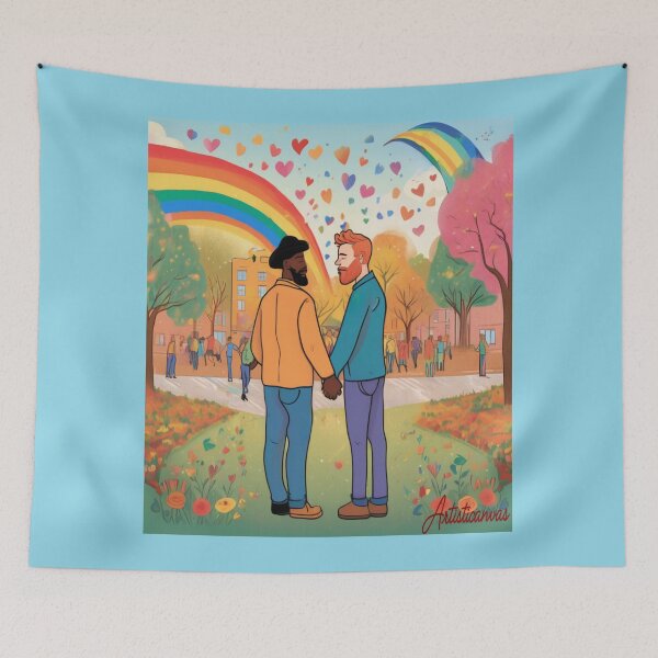 Item preview, "Embracing Diversity: Love Beyond Boundaries" designed and sold by Artisticanvas.