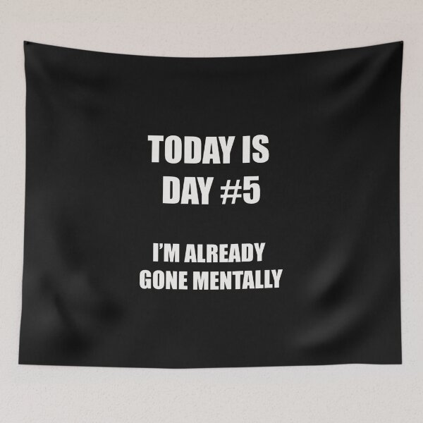 Item preview, Funny Quitting Shirt – Day 5 – I’m Already Gone Mentally designed and sold by SexyDigitalArt.