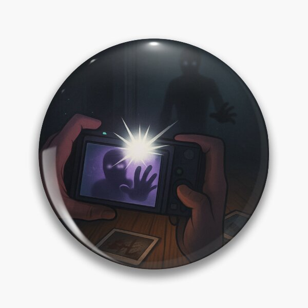 Item preview, Camera Flash Captures Ghost’s Approach designed and sold by FandomCA.