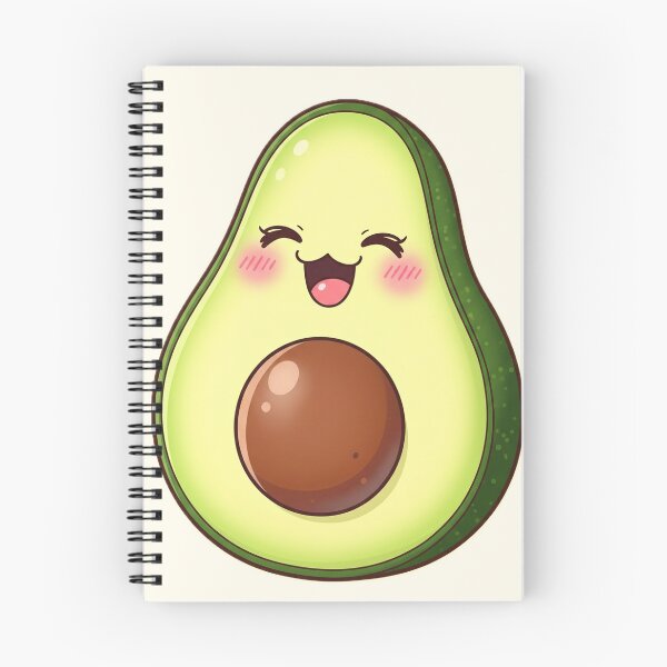 Item preview, Cute Anime Avocado – Wholesome Kawaii Fruit with Feel-Good Vibes designed and sold by Kindfolk.