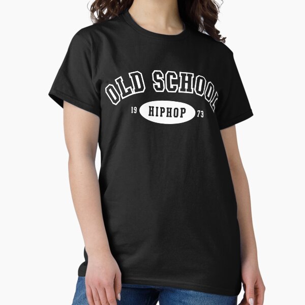 Item preview, Old School Hiphop WHT designed and sold by Tee4Daily.