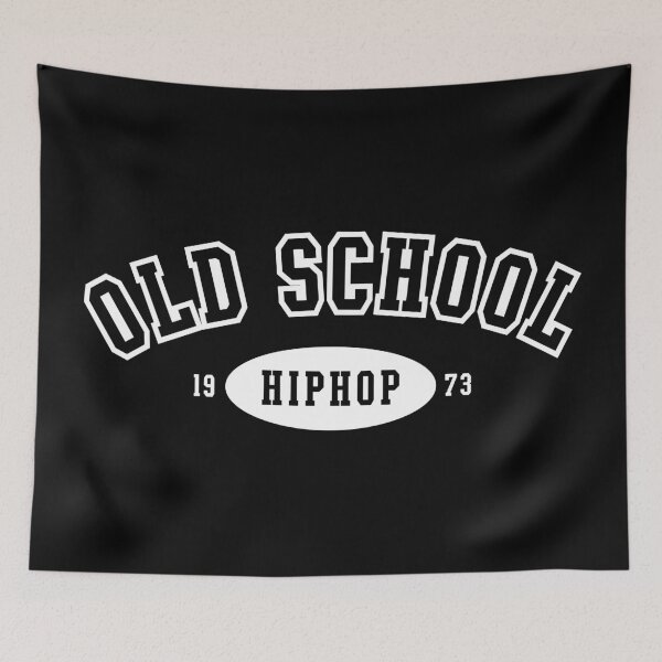 Item preview, Old School Hiphop WHT designed and sold by Tee4Daily.